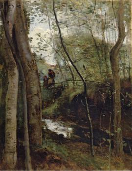 讓 巴蒂斯特 卡米耶 柯羅 Un ruisseau sous bois( Stream in the Woods) 讓 巴蒂斯特 卡米耶 柯羅 Un ruisseau sous bois( Stream in the Woods)